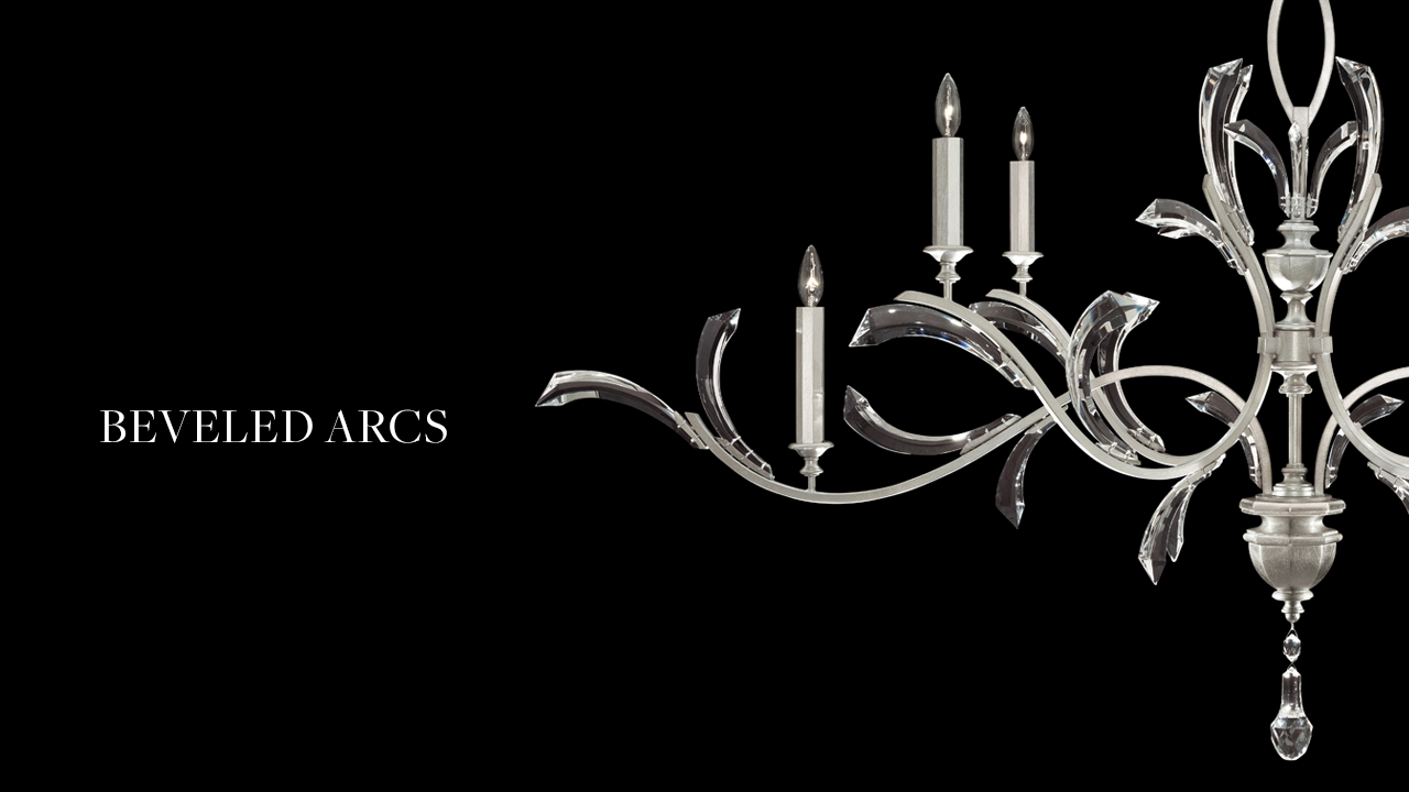 Beveled Arcs Refresh - Fine Art Handcrafted Lighting